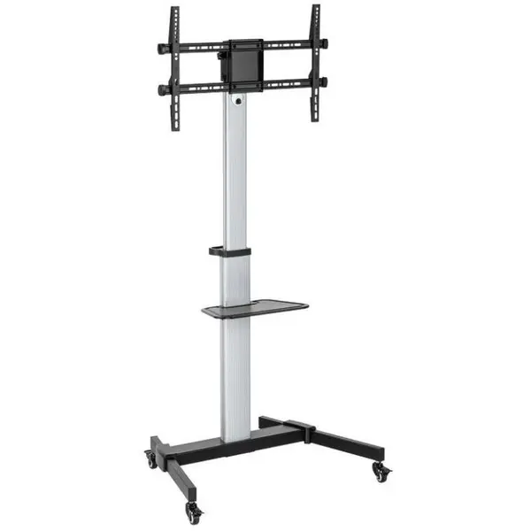 SBOX Stand TV SBOX FS-444, 37 - 86, 50 Kg, Negru/Argintiu
