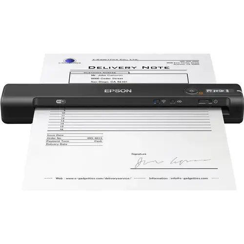Scaner mobil, Epson WorkForce ES-60W, Negru