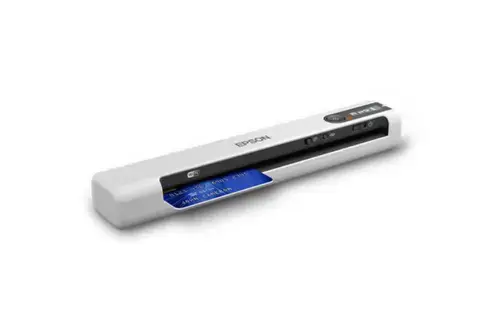 Scanner Epson DS-80W portabil, dimensiune A4, tip sheetfed, viteza scanare: 4 sec/pagina alb-negru si color, rezolutie optica 600x600dpi, fiabilitate ciclu de lucru zilnic 300 pagini, formate ieşire : BMP, JPEG, TIFF, Scanare către multi TIFF, PDF