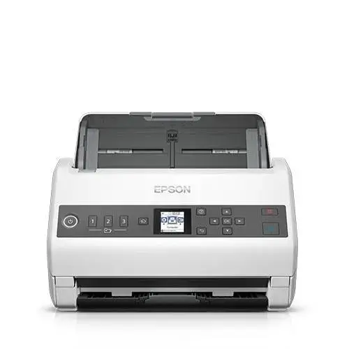 Scanner Epson WorkForce DS-730N, A4, Retea, ADF, Duplex (Alb/Negru)