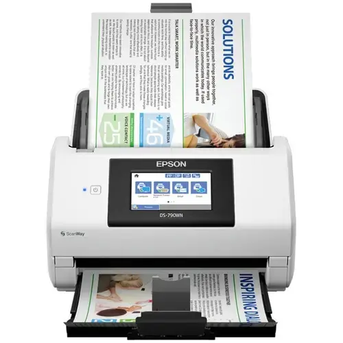Scanner Epson WorkForce DS-790WN, A4, Retea, WiFi, ADF, Duplex (Alb/Negru)