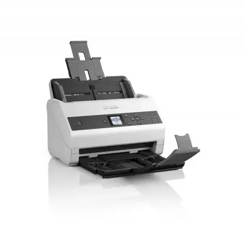 Scanner Epson WorkForce DS-970, dimensiune A4, tip sheetfed, viteza scanare: 85 ppm mono si color, ADF 100 coli, rezolutie optica 600 X 600dpi, duplex, senzor CIS