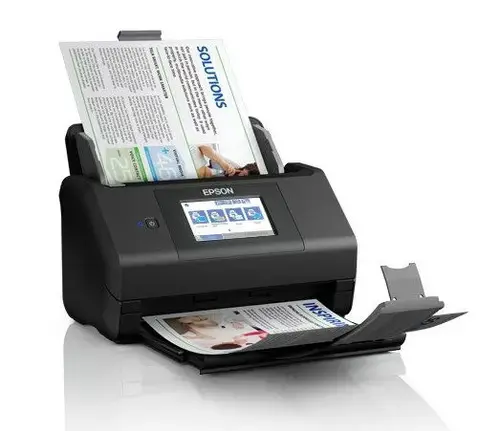 Scanner Epson WorkForce ES-580W, Color, Wireless (Negru)