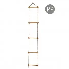 Scara cu trepte de lemn PP 2,5 m (1,80 m) 5 trepte