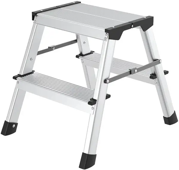 Scară dublă din aluminiu MMS - 2х2, pana la 150 kg