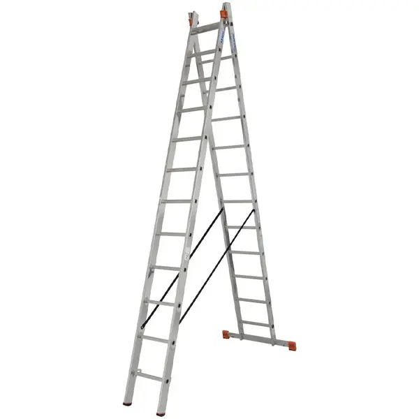 Scara multifunctionala din aluminiu Monto Dubilo, 2x9 trepte