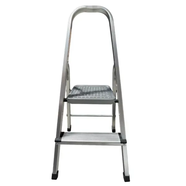 Scară Pliabilă din aluminiu cu 2 Trepte- Structură Metalică rezistentă si compactă