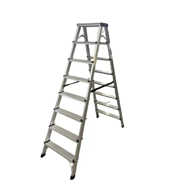 Scară Profesională din Aluminiu &ndash; 2x8 Trepte,pliabila