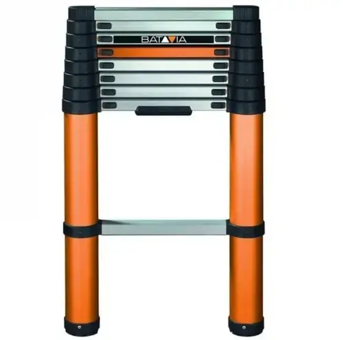 Scara telescopica cu aer Batavia Giraffe 2.6m 8 trepte (Portocaliu/Gri)