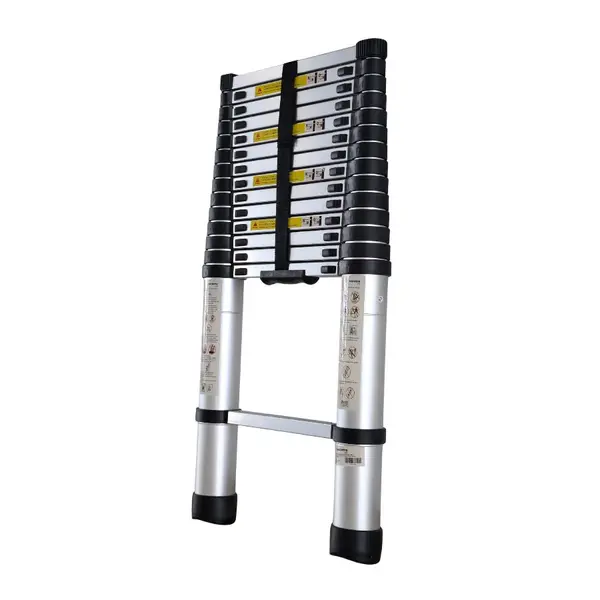 Scara telescopica din aluminiu MESTERINO TOOLS MTJL-101-4.4, 4.4 metri, 15 trepte, greutate maxima suportata 150 kg