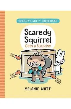 Scaredy Squirrel Gets a Surprise - Melanie Watt