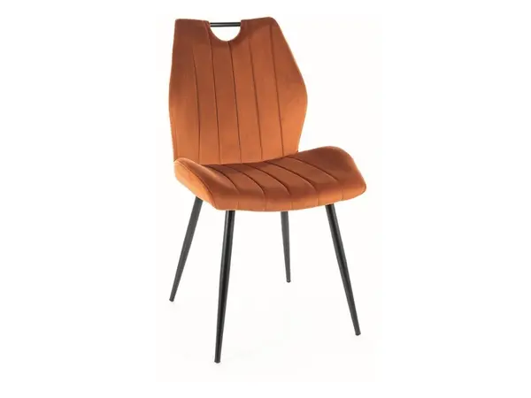 Scaun Arco velvet cinnamon Blu4215