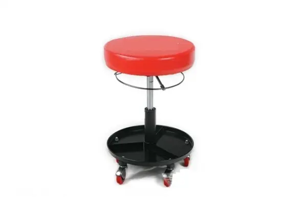 Scaun atelier, rotund, reglabil pe inaltime, Big Red