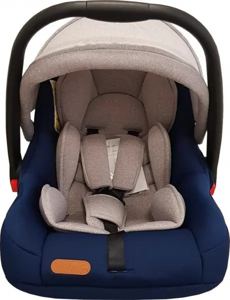 Scaun auto Baby Care Pro Albastru Gri 0-13 kg, Maner reglabil, Captuseala confortabila, Omologare R-129 i-Size