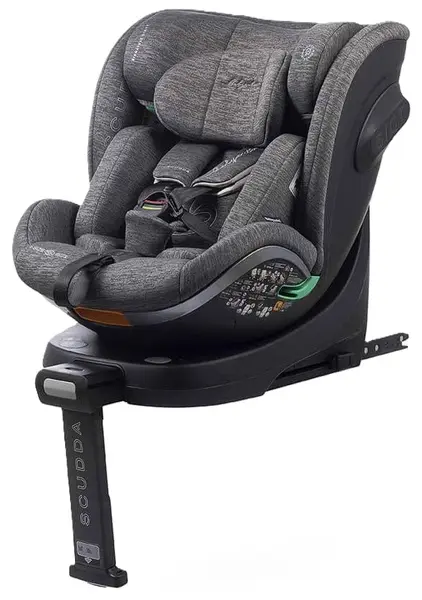 Scaun auto Babyauto - Scudda, 360°, IsoFix, i-Size, 40-150 cm, Grey Dobby