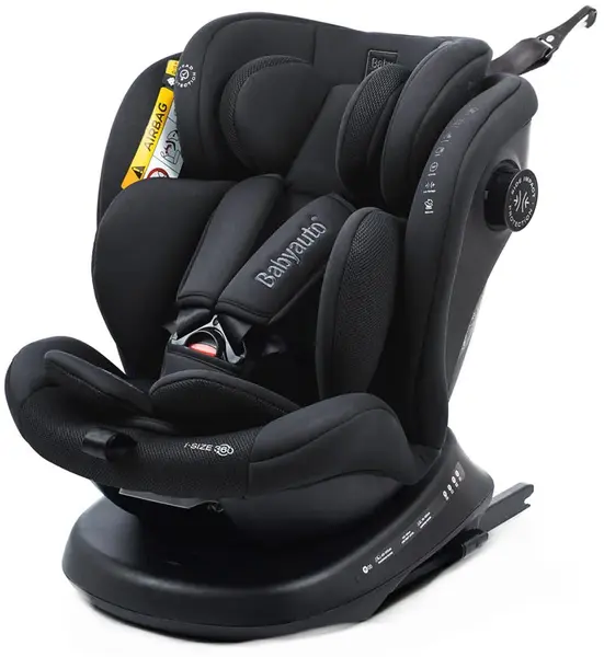 Scaun auto Babyauto - Valora, 360°, IsoFix, i-Size, 40-150 cm, Jet Black