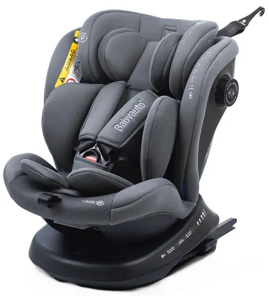 Scaun auto Babyauto - Valora, 360°, IsoFix, i-Size, 40-150 cm, Phantom Grey