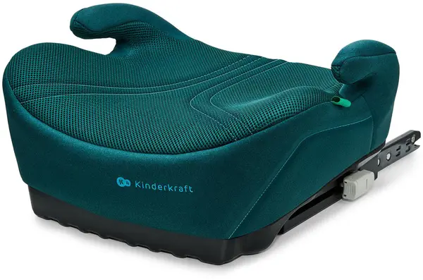 Scaun auto booster KinderKraft - I-Boost 2 Pro, IsoFix, i-Size, 125-150 cm, Green