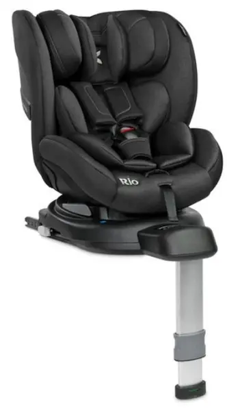 Scaun auto Caretero - Rio, IsoFix, i-Size, 40-105 cm, Negru