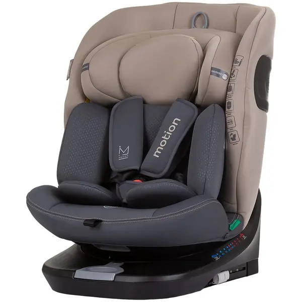 Scaun Auto Chipolino Motion, i-Size, Isofix, rotire 360, 40-150cm, bej KID058555, la doar 672,00 lei