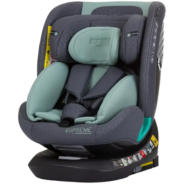 Scaun Auto Chipolino Supreme, Isofix, i-Size, 40-150cm, verde KID058371, la doar 682,00 lei