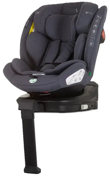Scaun auto Chipolino - Torino, 360°, IsoFix, i-Size, 40-150 cm, granit