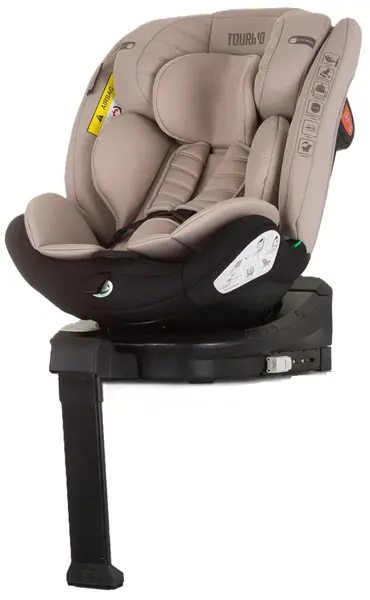 Scaun auto Chipolino - Torino, 360°, IsoFix, i-Size, 40-150 cm, macadamia