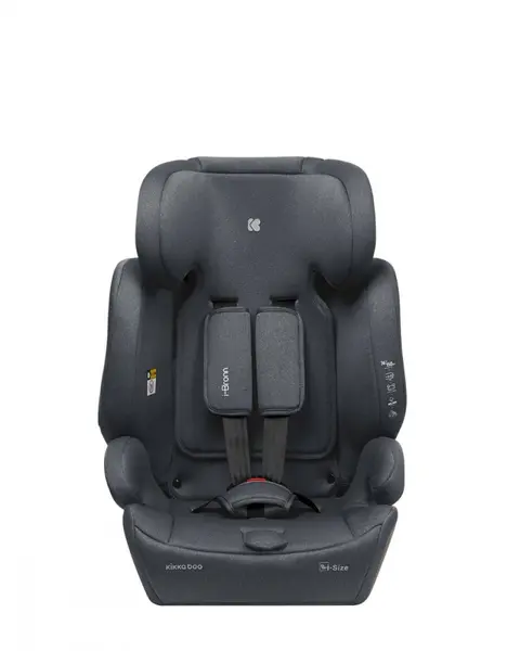 Scaun auto cu isofix KikkaBoo i-Bronn i-SIZE Gri 76-150 cm,omologat R129,conectori isofix telescopici cu sistem verificare instalare,tetiera reglabila in 5 pozitii,perna reductor moale,ghidaj multi centura,husa detasabila