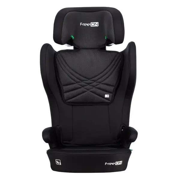 Scaun auto FreeON Olymp Black I-Size cu sistem isofix, pliabil, 100-150 cm, 4-12 ani, conform cu standardul european de securitate ECE R129