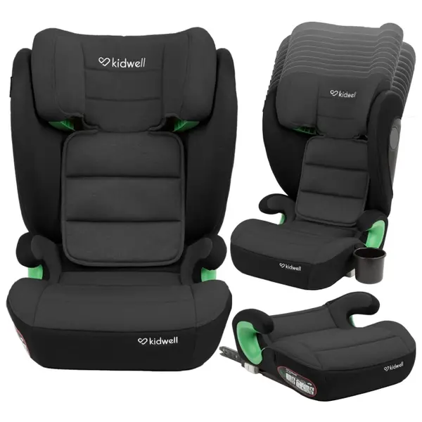 Scaun auto Kidwell Weston, 15-36 Kg, Isofix, gri/negru KID098934, la doar 623,00 lei