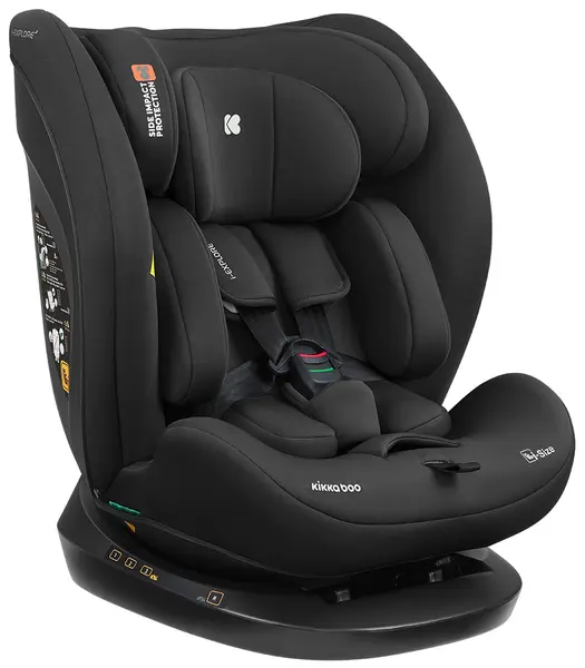 Scaun auto KikkaBoo - i-Explore 2, i-Size, 40-150 cm, Black