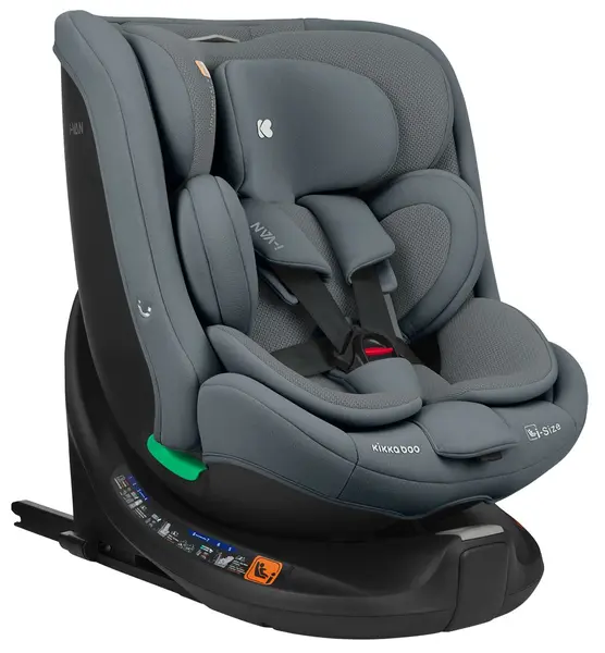 Scaun auto KikkaBoo - i-Van, 360°, IsoFix, i-Size, 40-150 cm, Dark Grey