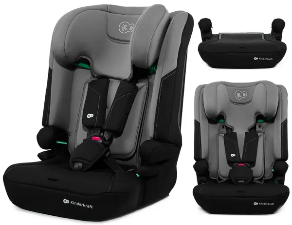 Scaun auto Kinderkraft – I-Comfy, i-Size, 76-150 cm, Dark Grey
