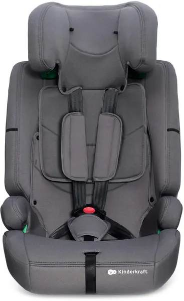 Scaun auto KinderKraft - Safety Fix 2, IsoFix, i-Size, 76-150 cm, Grey