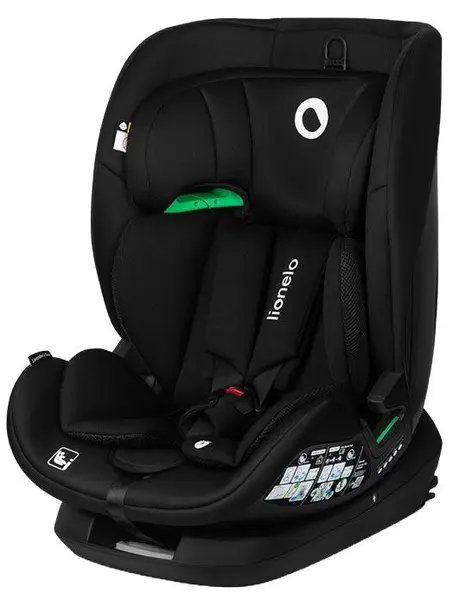Scaun auto Lionelo - Lavender, i-Size, IsoFix , 76-150 cm, Black Carbon