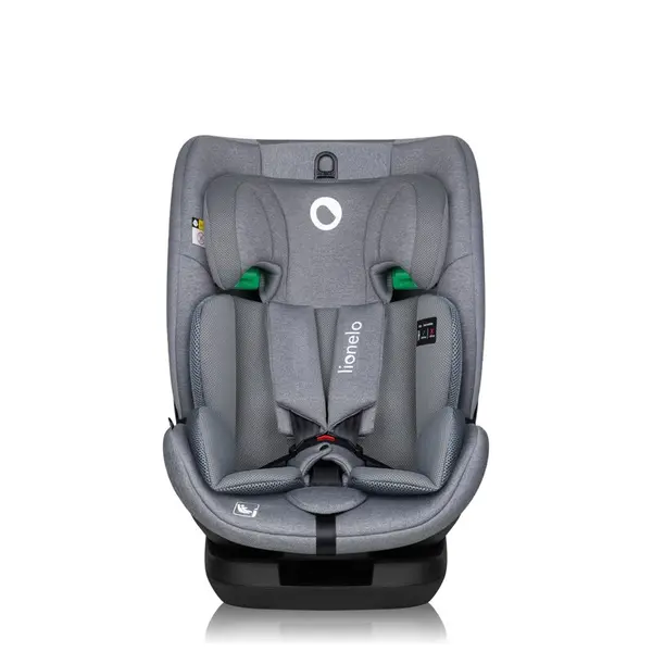 Scaun auto Lionelo Lavender I-size Isofix cu centura TopTether Gri