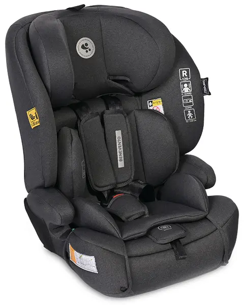 Scaun auto Lorelli - Benevento, i-Size, Isofix, 76-150 cm, Black Jasper