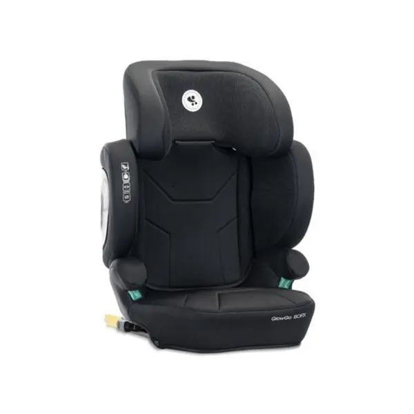 Scaun auto, Lorelli Growgo, Isofix, pliabil, protectii laterale extensibile, spatar reglabil, tetiera reglabila, 100-150 cm, Black