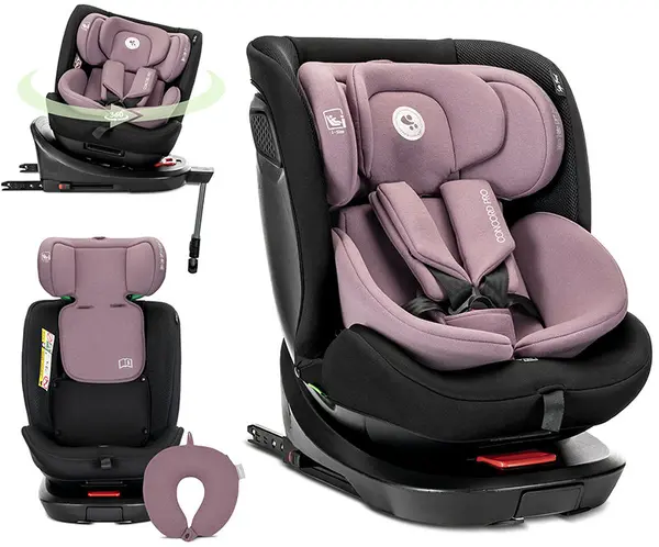 Scaun auto Lorelli Premium - Concord Pro, i-Size, IsoFix, 40-150 cm, Roz
