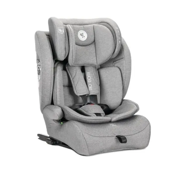 Scaun auto, Lorelli Rio, Isofix cu Top Tether, I-Size, 76-150 cm, Grey