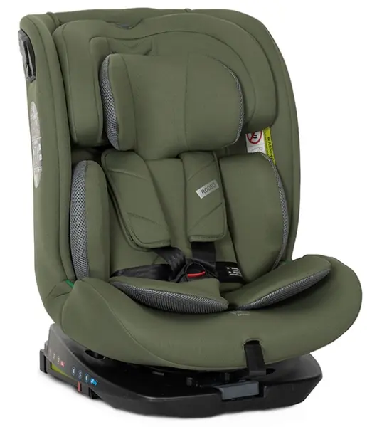Scaun auto Lorelli - Rodeo, 360°, IsoFix, i-Size, 40-150 cm, Green/Grey