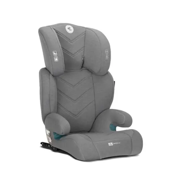 Scaun auto, Lorelli Speed GT, I-Size, Isofix, transformabil in inaltator auto, 3-12 ani, 100-150 cm, Grey