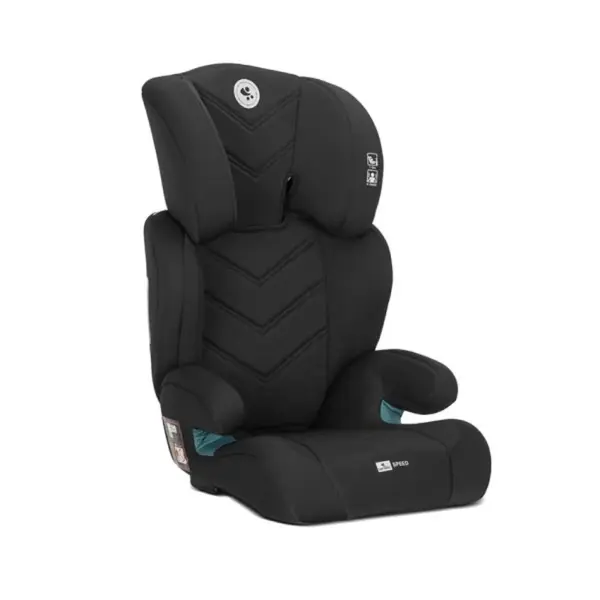 Scaun auto, Lorelli Speed, I-Size, transformabil in inaltator auto, 3-12 ani, 100-150 cm, Black