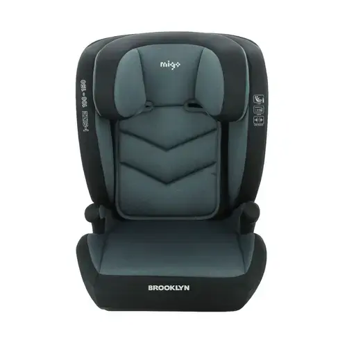 Scaun auto Migo Brooklyn i-Size, 100 - 150 cm, 15 - 40 kg, 3 - 12 ani, sistem Isofix, Gri