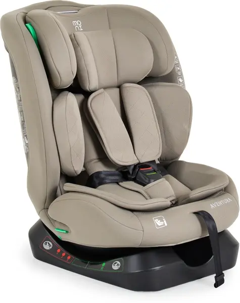 Scaun auto Moni - Aventura, i-Size, 40-150 cm, Bej