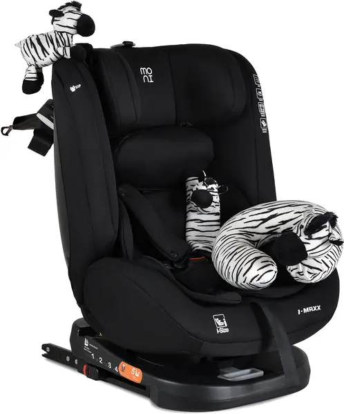 Scaun auto Moni - i-Maxx, i-Size, IsoFix, 40-150 cm, Midnight Black