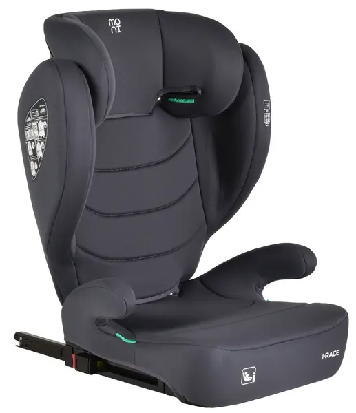 Scaun auto Moni - i-Race, i-Size, с IsoFix, 100-150 cm, Stone gray