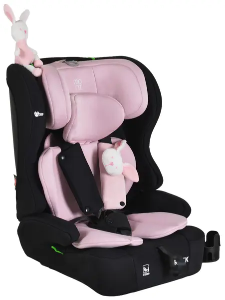Scaun auto Moni - Rock, i-Size, 76-150 cm, Baby pink