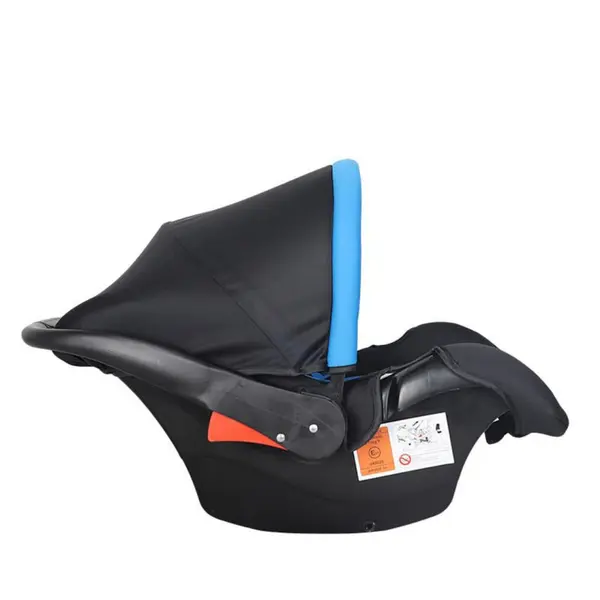 Scaun auto Novokids Safety Shell PRO Albastru, Omologare R-129 i-Size, Maner reglabil, Captuseala confortabila, Sistem de prindere in 5 puncte, Greutate admisa 13 kg