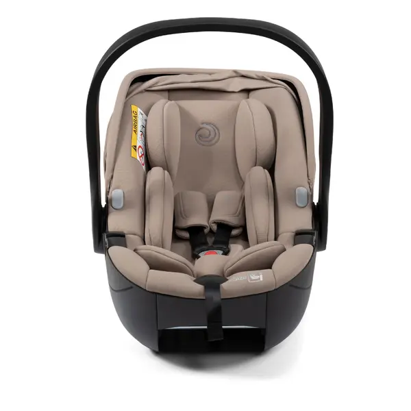 Scaun auto pentru copii 40-87 cm Tutis Beno Beige i-Size, inaltime reglabila, insertie nou-nascut